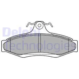 Brake Pad Set, disc brake (LP1424)