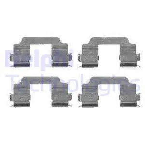 Accessory Kit, disc brake pad (LX0459)