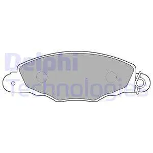 Brake Pad Set, disc brake (LP1554)