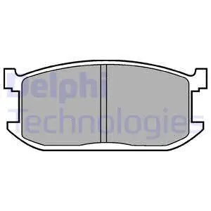 Brake Pad Set, disc brake (LP234)
