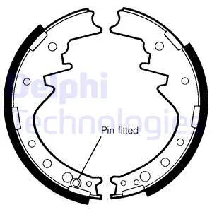 Brake Shoe Set (LS1335)