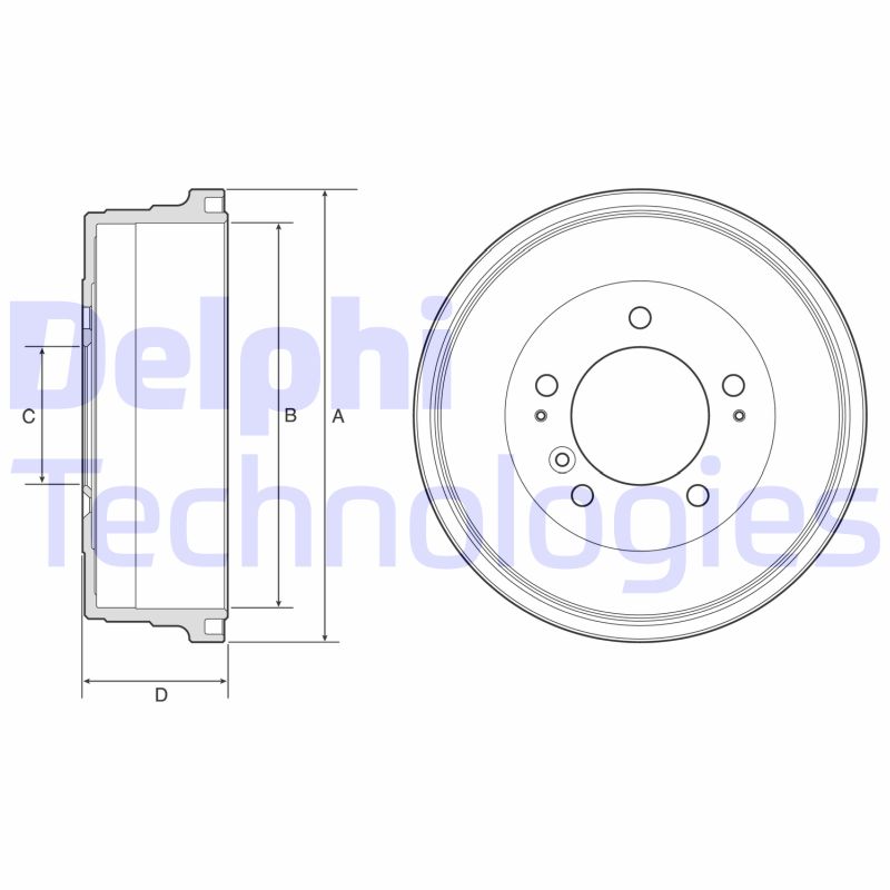 Brake Drum (BF628)