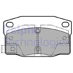 Brake Pad Set, disc brake (LP1196)