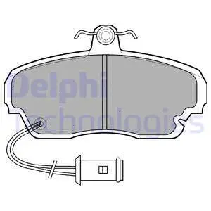 Brake Pad Set, disc brake (LP558)