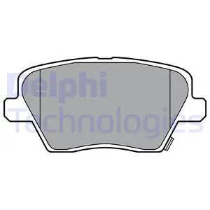 Brake Pad Set, disc brake (LP3386)