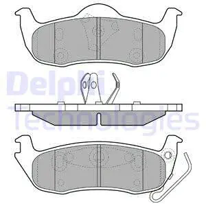 Brake Pad Set, disc brake (LP1975)