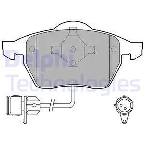 Brake Pad Set, disc brake (LP784)