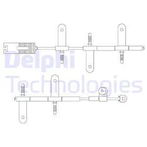 Warning Contact, brake pad wear (LZ0164)