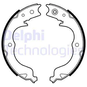 Brake Shoe Set, parking brake (LS2008)