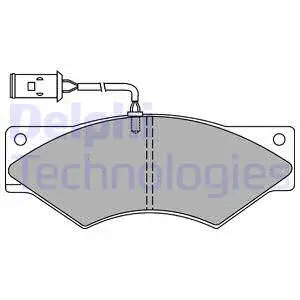 Brake Pad Set, disc brake (LP8040)