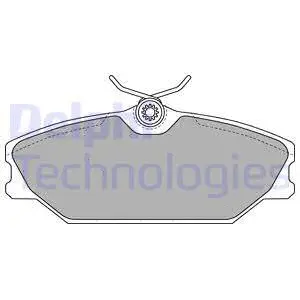 Brake Pad Set, disc brake (LP1744)
