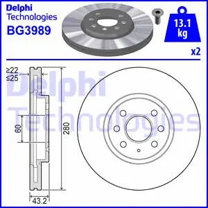Brake Disc (BG3989)