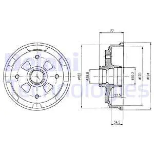Brake Drum (BF263)