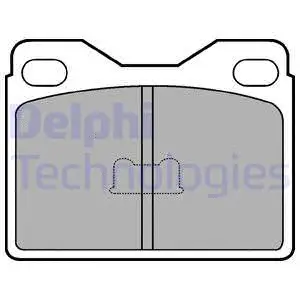 Brake Pad Set, disc brake (LP145)