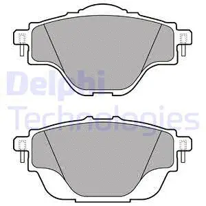 Brake Pad Set, disc brake (LP2509)