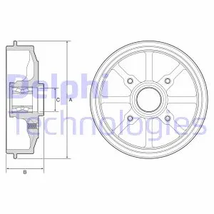 Brake Drum (BFR484)