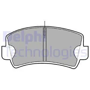 Brake Pad Set, disc brake (LP71)