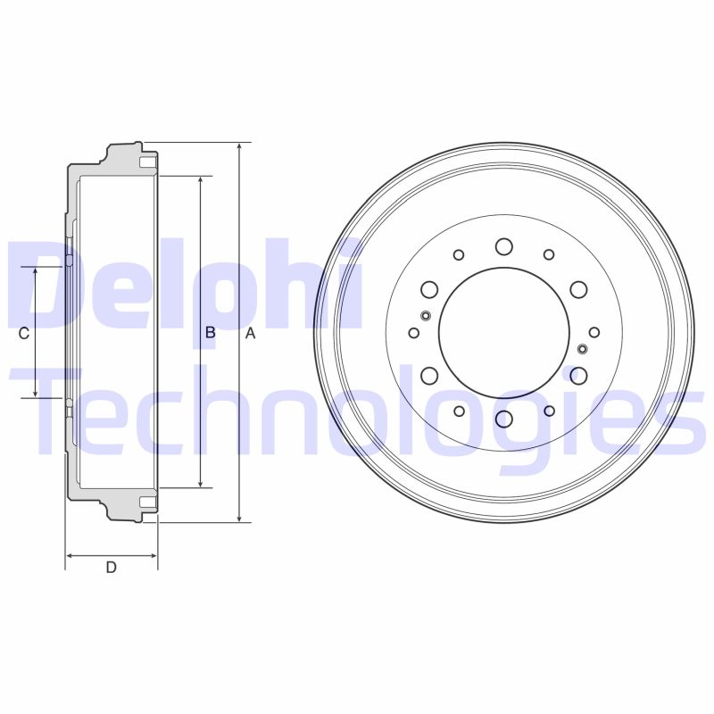 Brake Drum (BF590)
