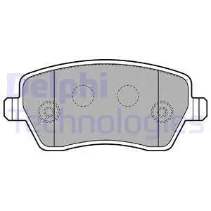 Brake Pad Set, disc brake (LP1865)