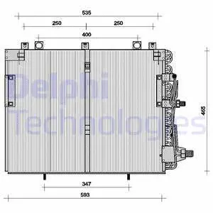 Condenser, air conditioning (TSP0225036)