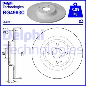 Brake Disc (BG4983C)