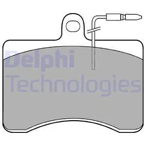 Brake Pad Set, disc brake (LP210)