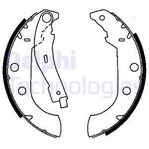 Brake Shoe Set (LS1849)