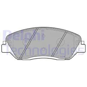 Brake Pad Set, disc brake (LP2048)