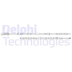 Warning Contact, brake pad wear (LZ0236)