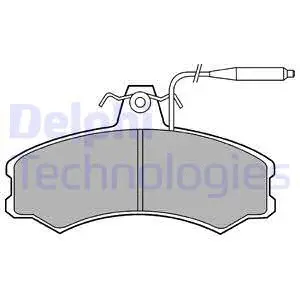 Brake Pad Set, disc brake (LP378)