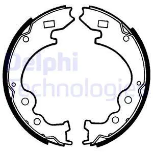 Brake Shoe Set (LS1354)