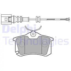Brake Pad Set, disc brake (LP1815)