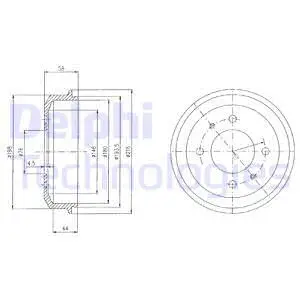 Brake Drum (BF435)