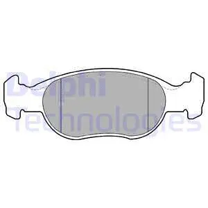 Brake Pad Set, disc brake (LP1385)