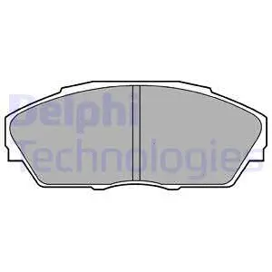 Brake Pad Set, disc brake (LP665)