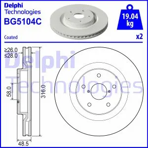 Brake Disc (BG5104C)