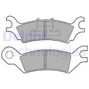 Brake Pad Set, disc brake (LP282)