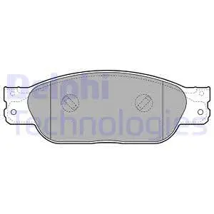 Brake Pad Set, disc brake (LP2020)