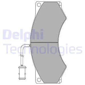 Brake Pad Set, disc brake (LP857)