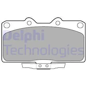 Brake Pad Set, disc brake (LP1662)
