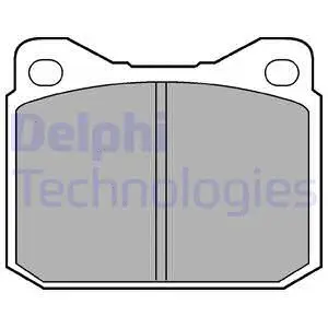 Brake Pad Set, disc brake (LP117)
