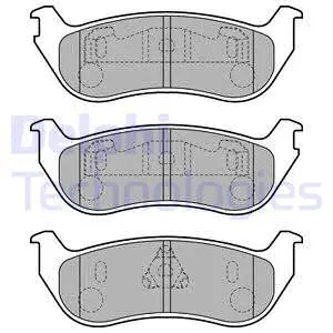 Brake Pad Set, disc brake (LP1859)