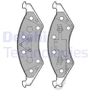 Brake Pad Set, disc brake (LP1177)