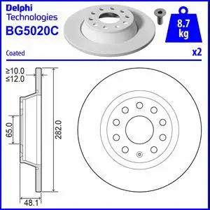 Brake Disc (BG5020C-19B1)