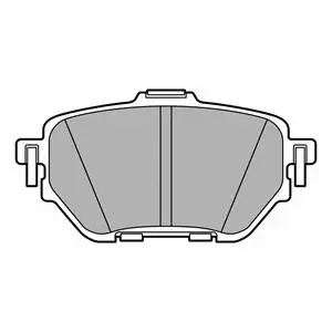 Brake Pad Set, disc brake (LP3636)