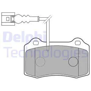 Brake Pad Set, disc brake (LP1753)
