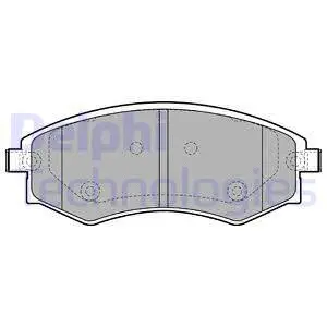 Brake Pad Set, disc brake (LP1928)