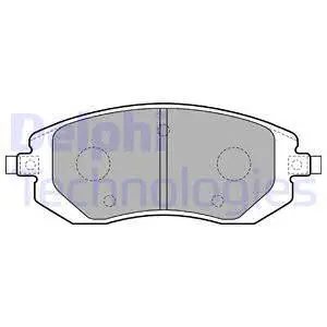 Brake Pad Set, disc brake (LP1718)
