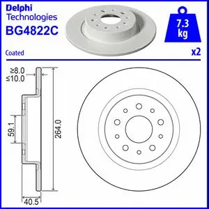 Brake Disc (BG4822C)