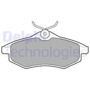 Brake Pad Set, disc brake (LP1716)